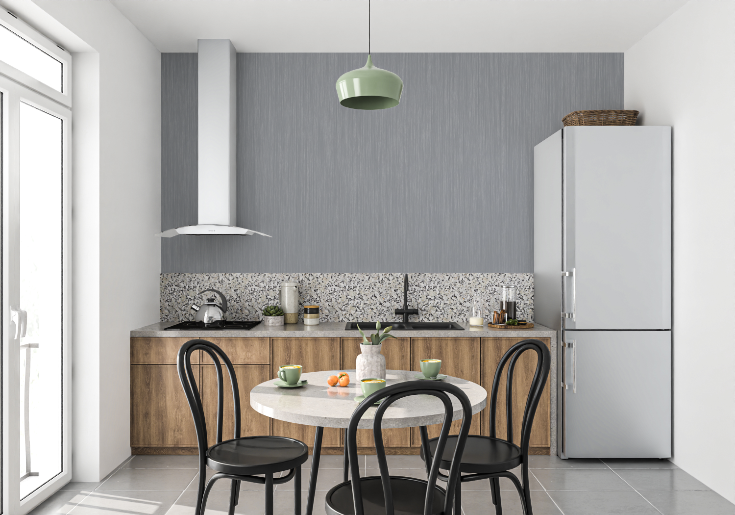 Metal Gray Wallpaper | Murals Wallpaper