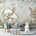 Enchanted Forest Rabbit Wallpaper | Murals Wallpaper