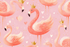 Princess Pink Flamingo Wallpaper | Murals Wallpaper