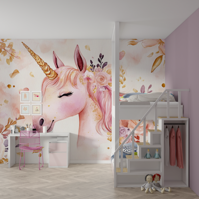 Unicorn Room Wallpaper Royal Decoration | Murals Wallpaper