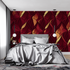 Red Deco Art Wallpaper | Murals Wallpaper
