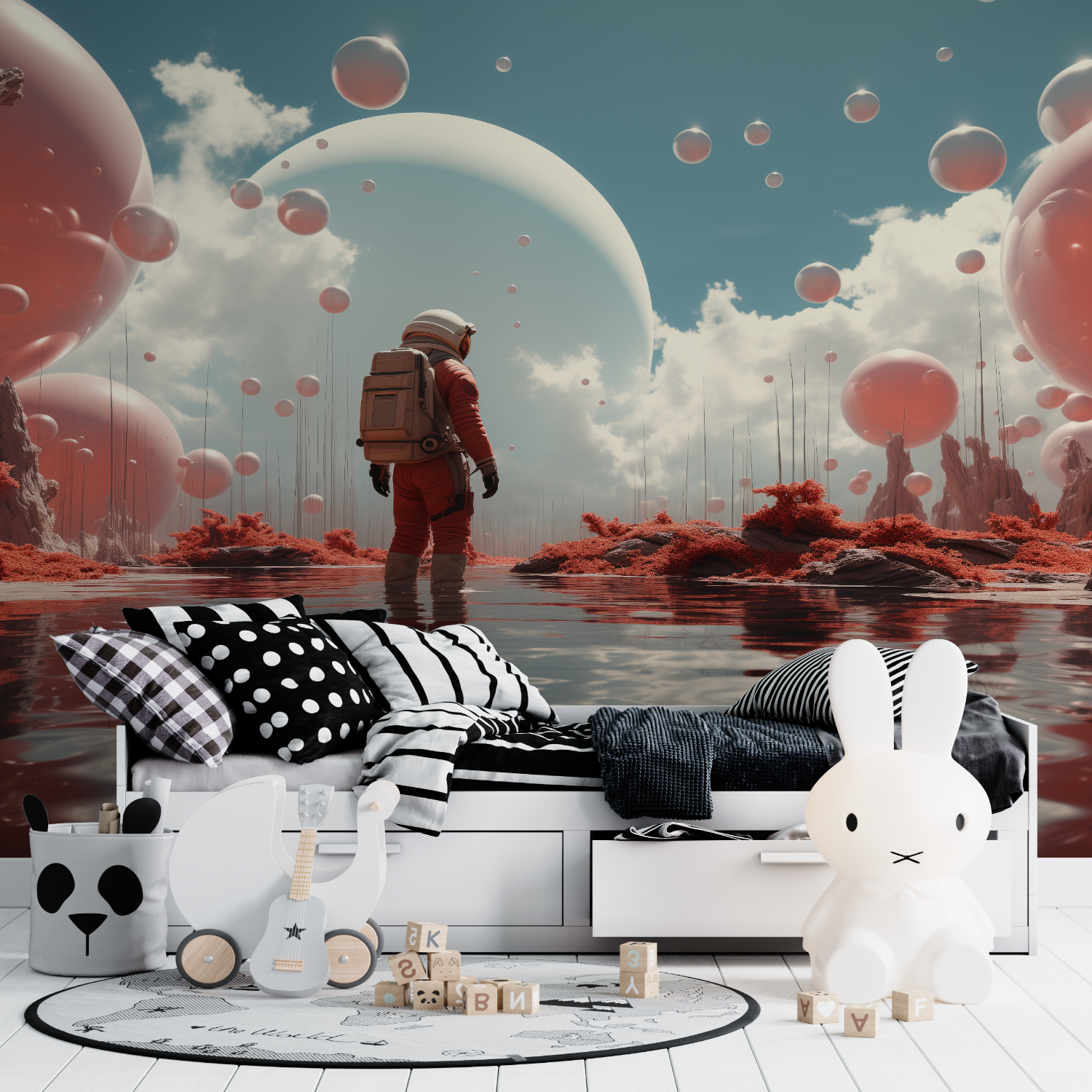Teen Space Astronaut Wallpaper | Murals Wallpaper