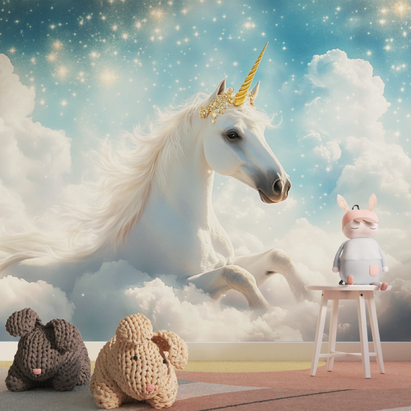 Unicorn Star Princess Wallpaper | Murals Wallpaper