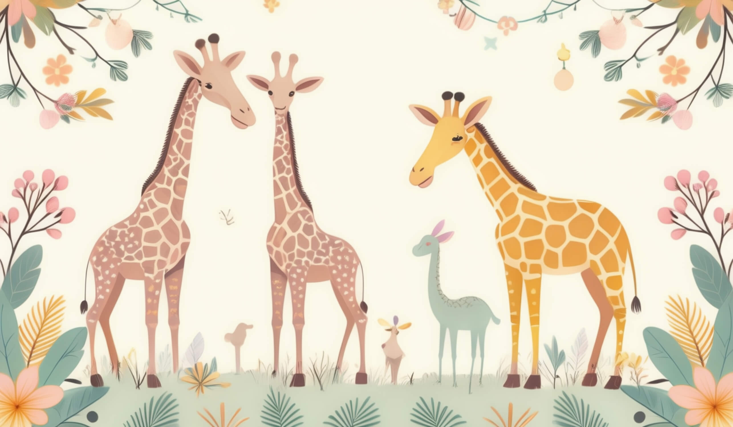 Animal Kids Wallpaper | Murals Wallpaper