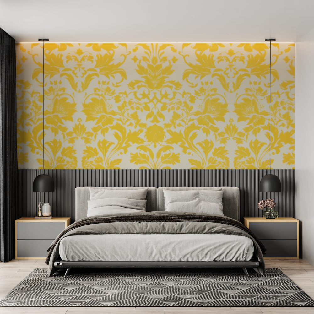 Gold Yellow Wallpaper | Murals Wallpaper