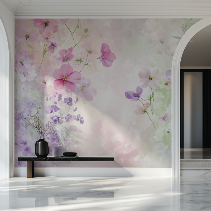 Papiermalerei Fleur Bebe Girl Salon Beau