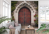 Vintage Door Trompe L'Oeil Wallpaper | Murals Wallpaper