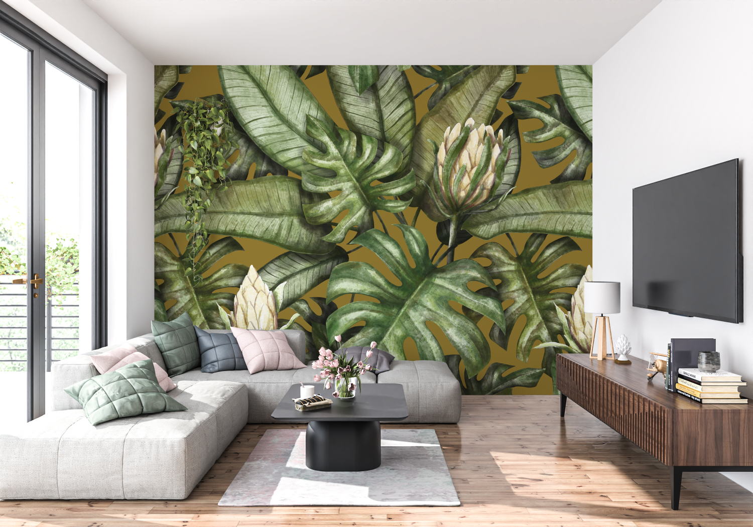 Yellow Green Wallpaper | Murals Wallpaper