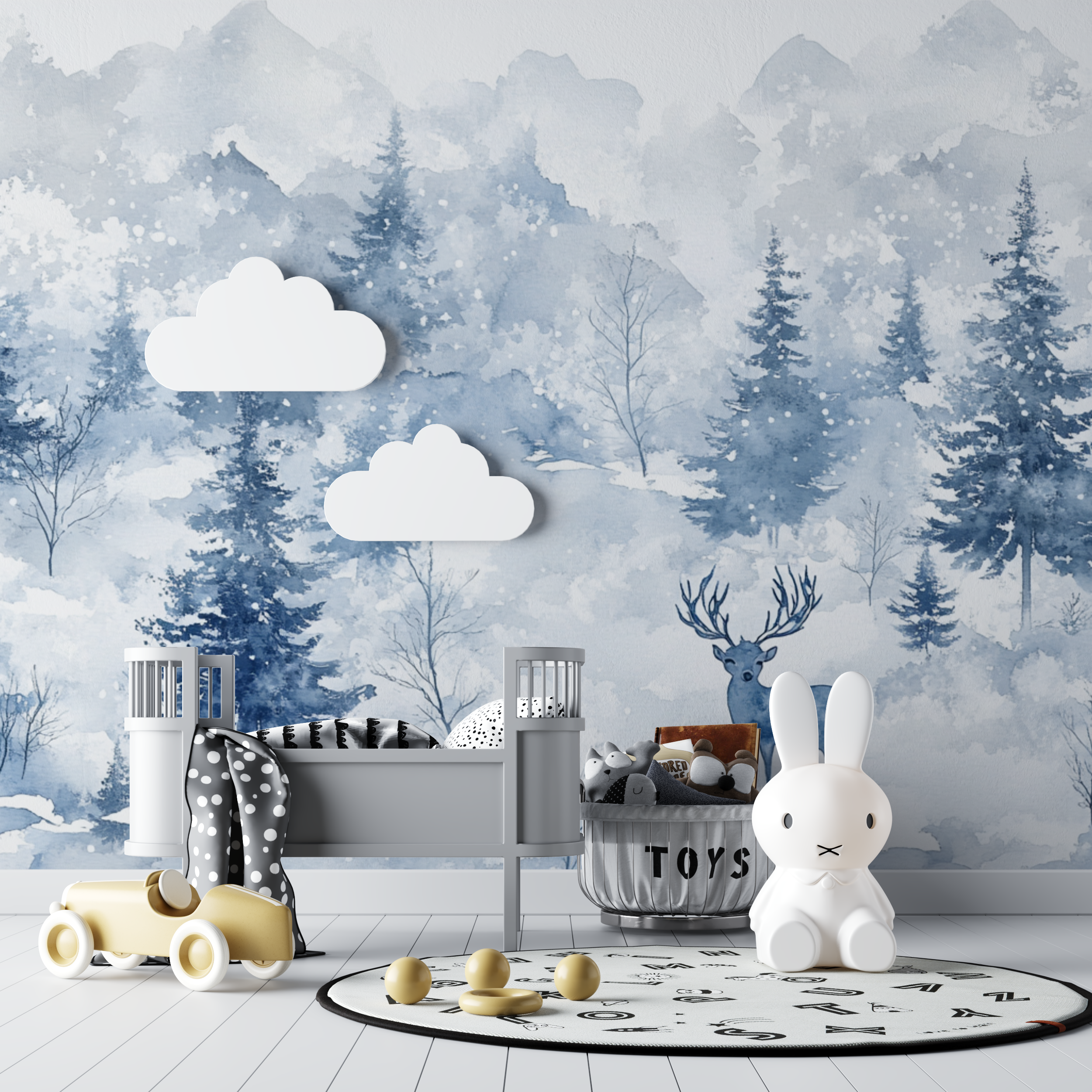 Winter Forest Wallpaper | Murals Wallpaper