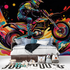 Graffiti Motorcycle Mural Wallpaper | Murals Wallpaper