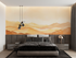 Orange Mountain Wallpaper | Murals Wallpaper