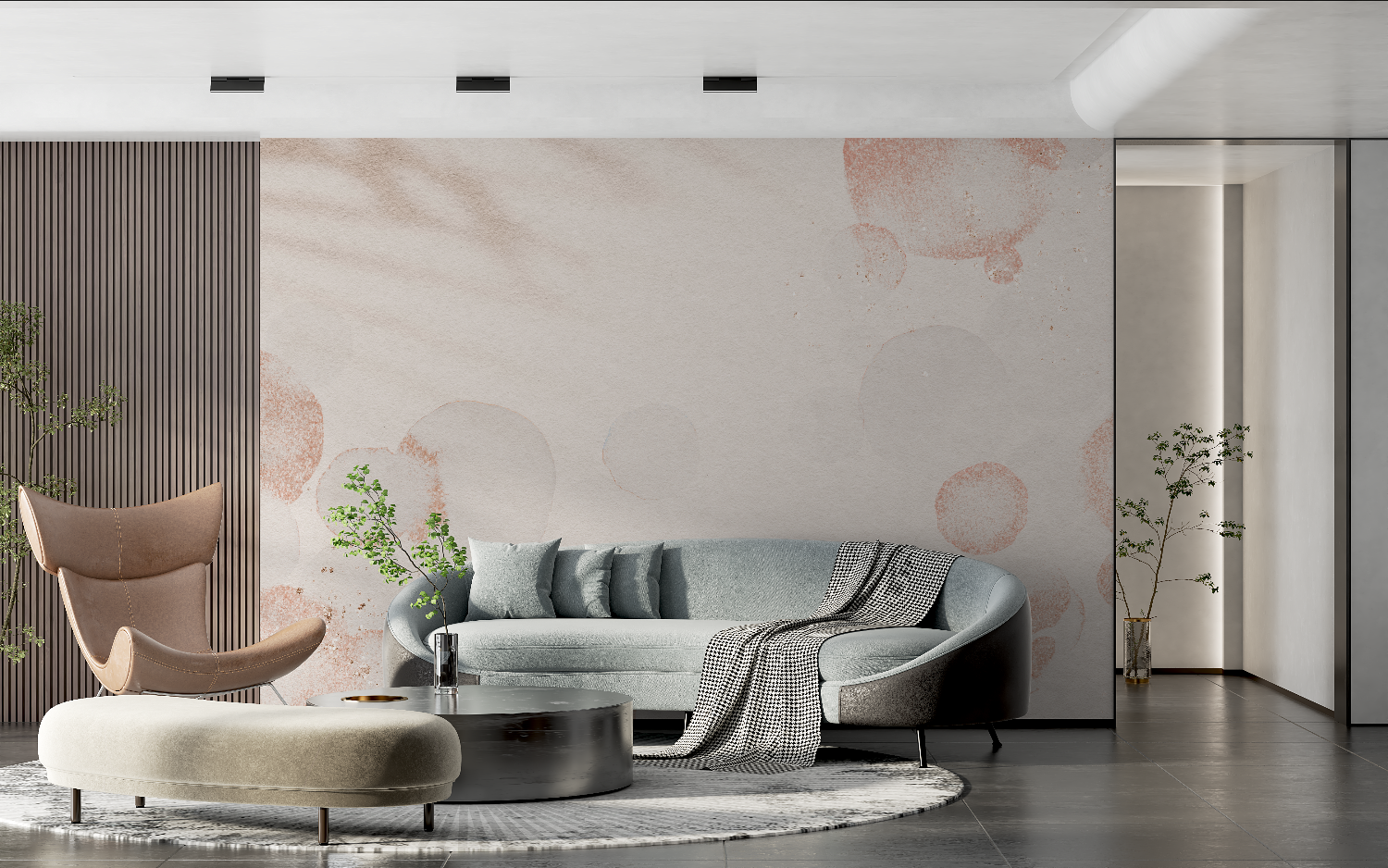 Cocooning Speckled Wallpaper | Murals Wallpaper
