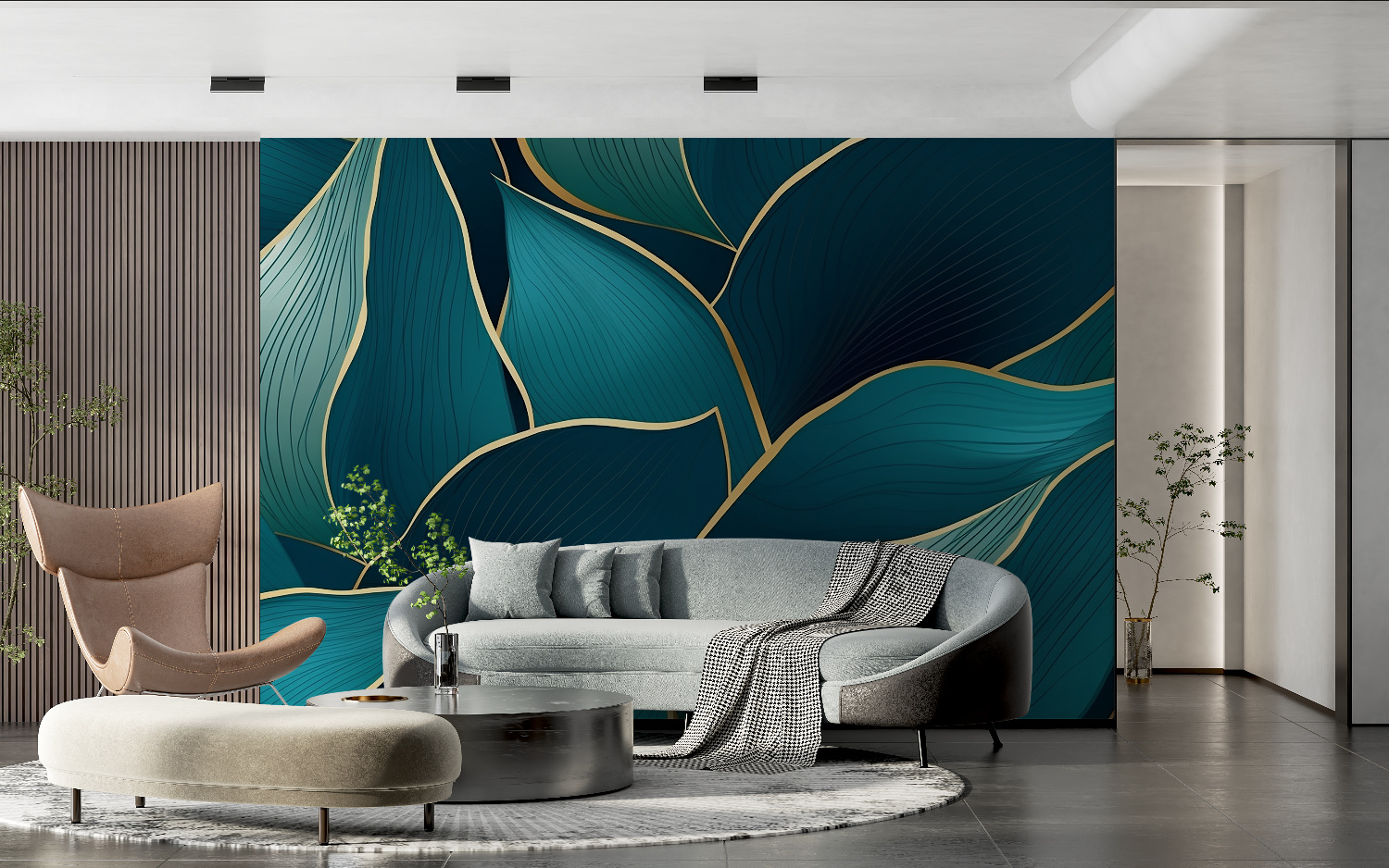 Papier Peint Chambre Adulte Bleu Canard – Chambre Adulte