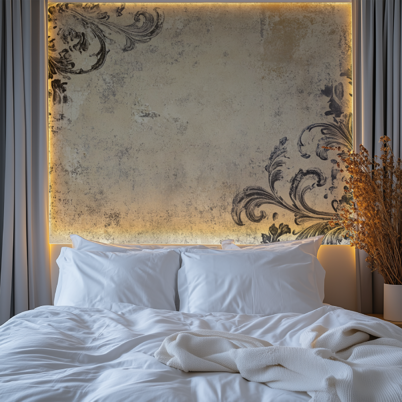 Taupe Vintage Wallpaper | Murals Wallpaper