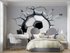 Wallpaper with a Large Soccer Ball | Murals Wallpaper