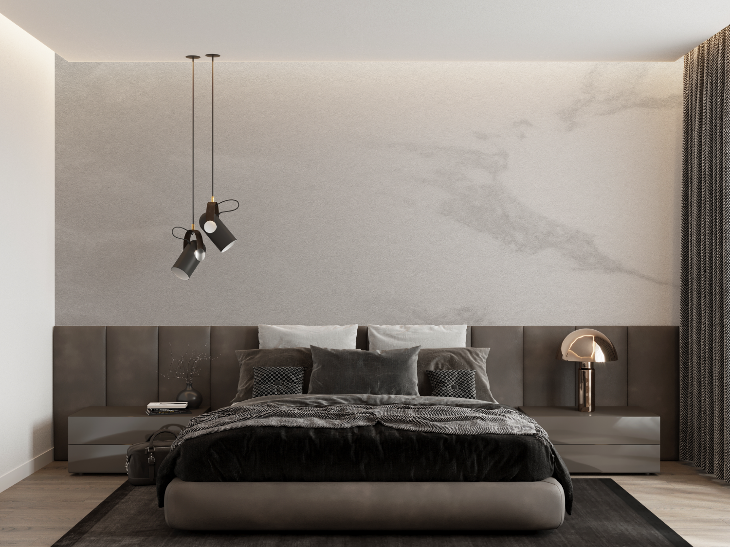 Gray and Beige Wallpaper | Murals Wallpaper