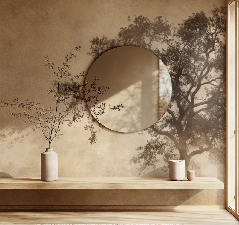 Sepia Tree Wallpaper | Murals Wallpaper