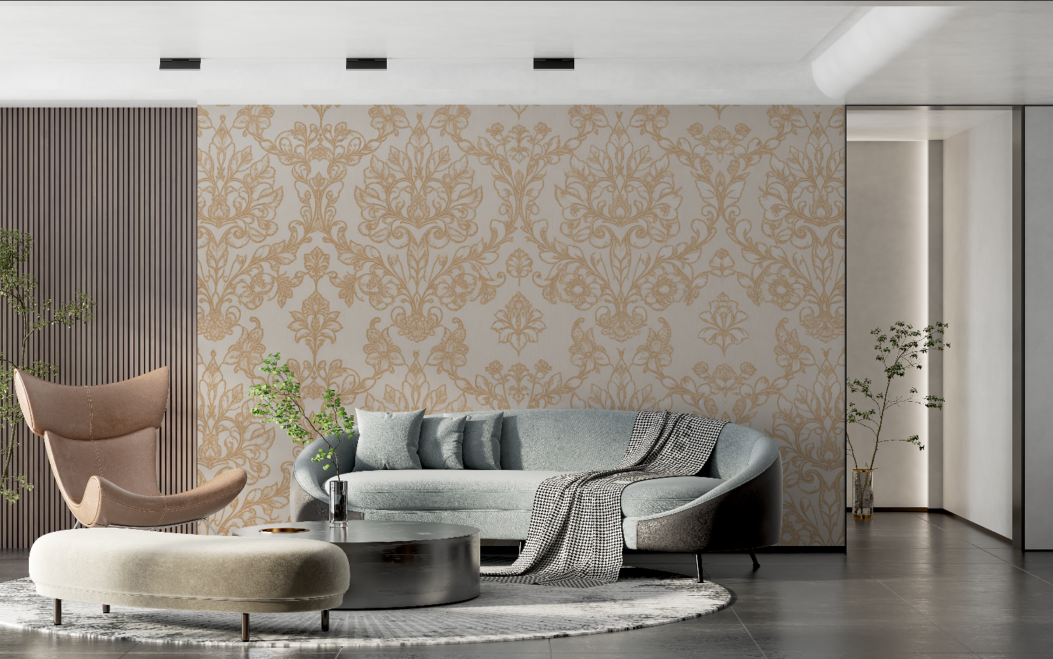 Baroque Gold Wallpaper | Murals Wallpaper
