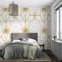 Gold and White Wallpaper | Murals Wallpaper