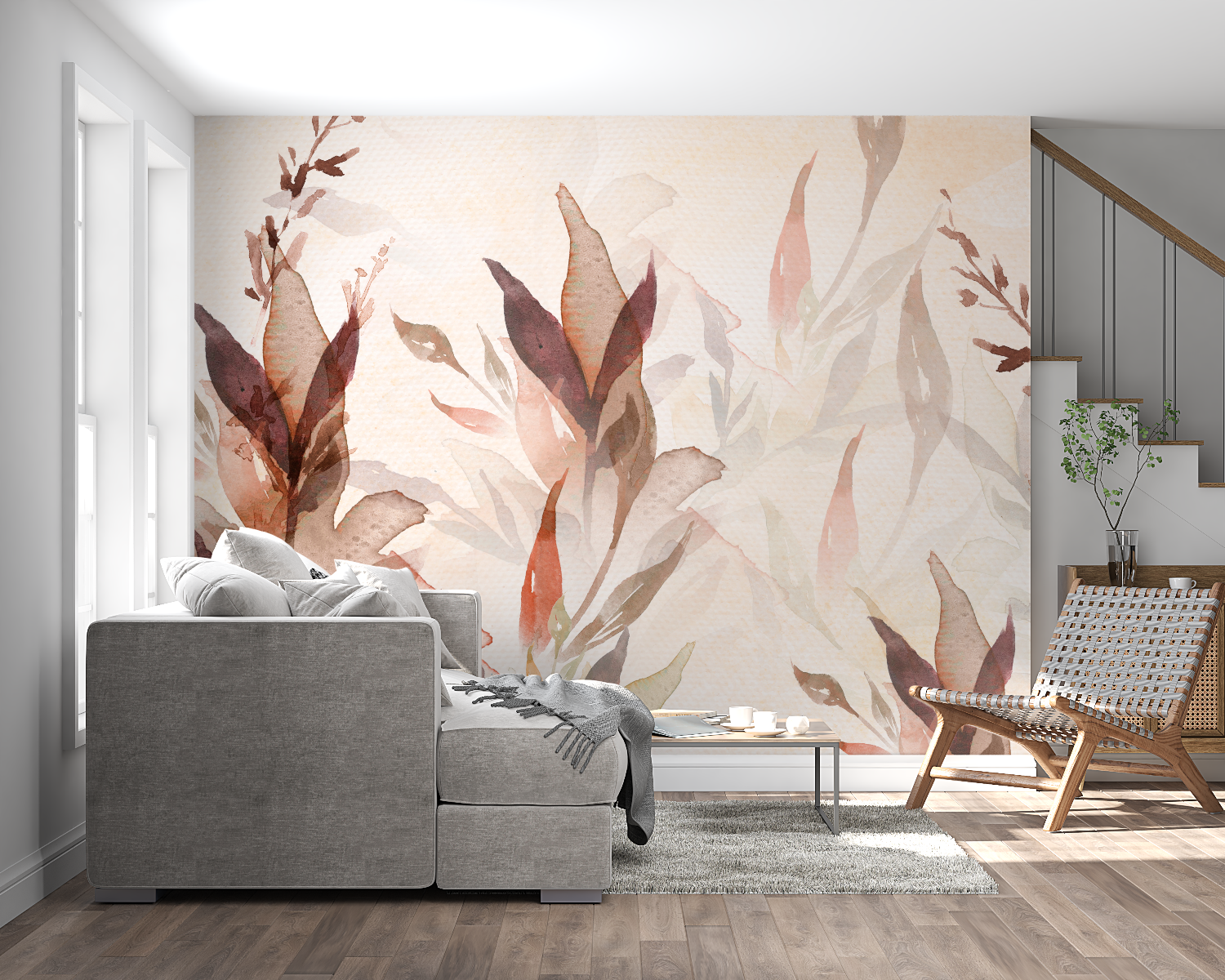 Cocooning Living Room Wallpaper | Murals Wallpaper