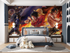 One Piece Luffy on Fire Wallpaper | Murals Wallpaper