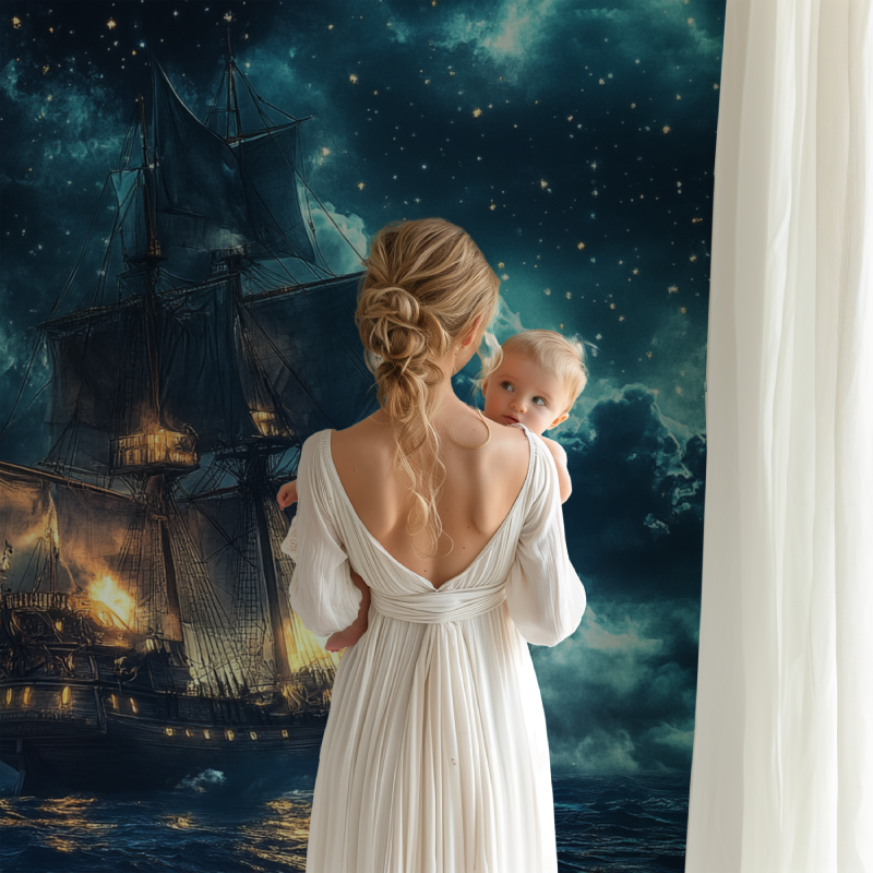 Pirate Ship Wallpaper | Murals Wallpaper