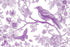 Purple Bird Wallpaper | Murals Wallpaper