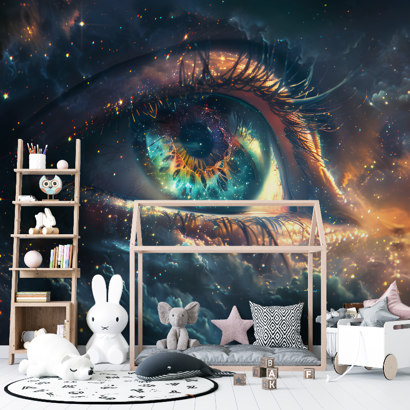 3D Space Optical Illusion Wallpaper | Murals Wallpaper