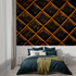 Orange and Black Pattern Wallpaper | Murals Wallpaper