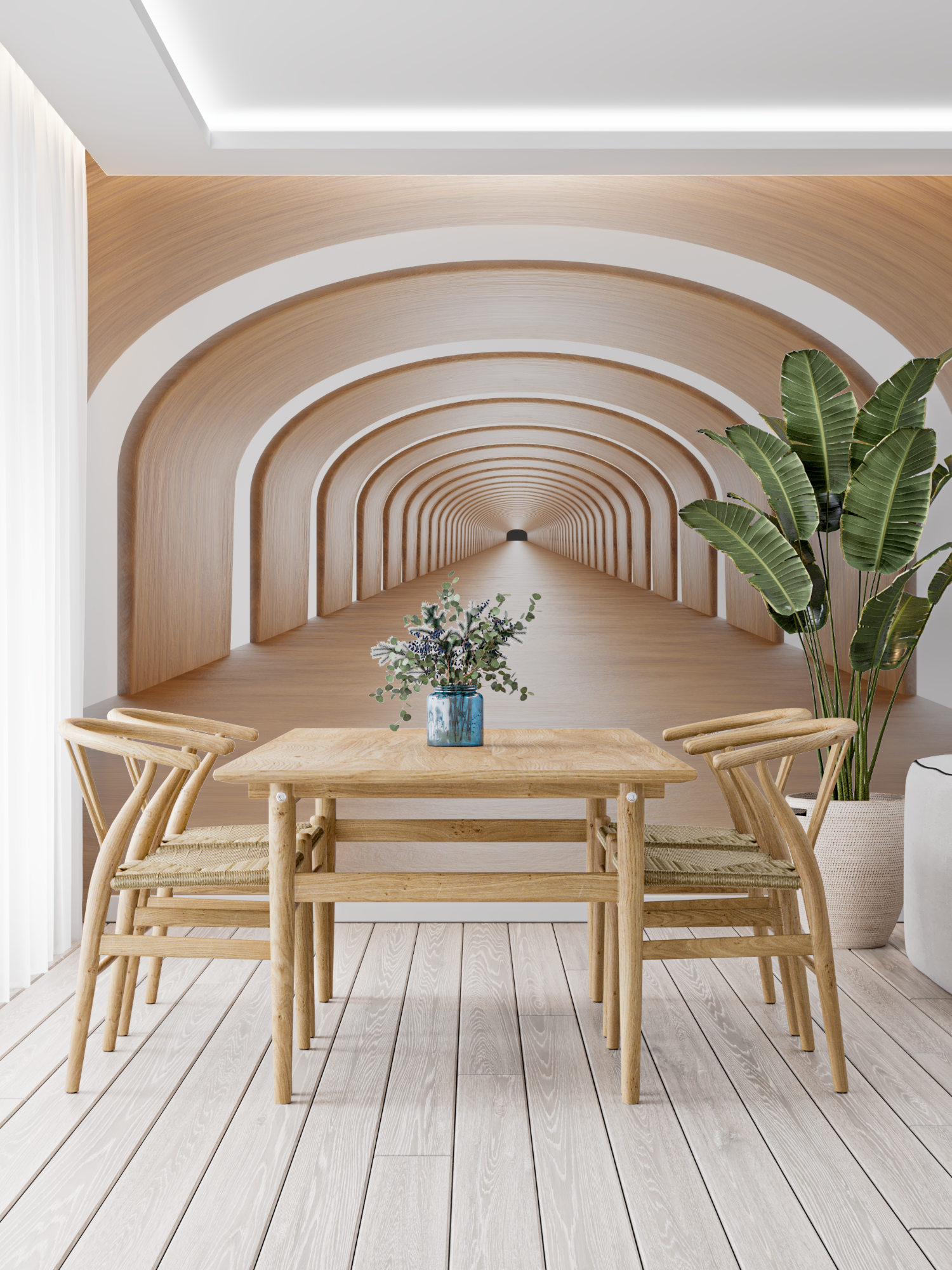 3D Depth Wallpaper | Murals Wallpaper