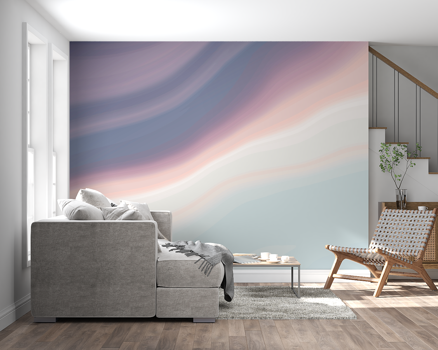 Bohemian Gradient Watercolor Wallpaper | Murals Wallpaper
