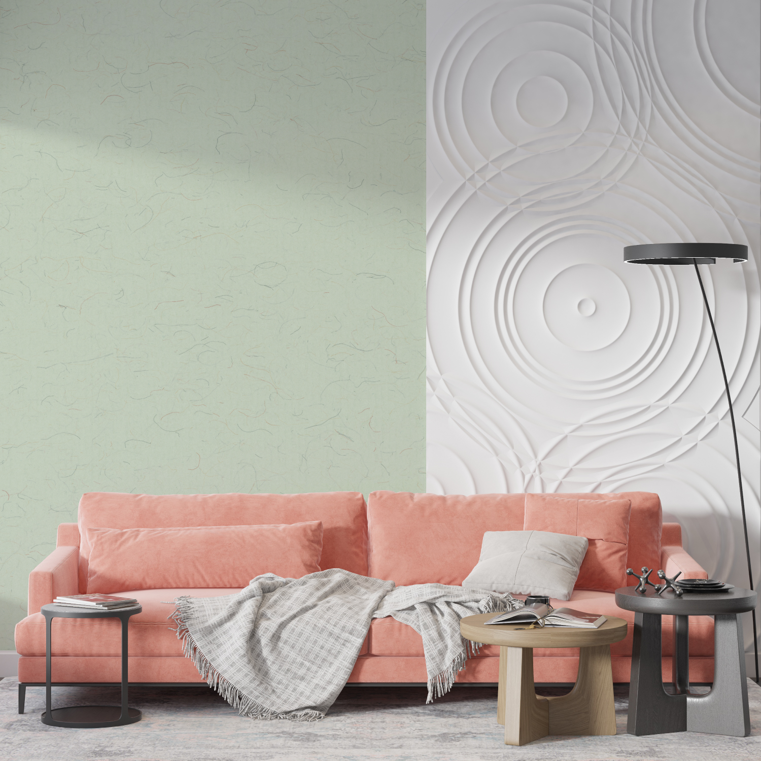 Aqua Green Solid Wallpaper | Murals Wallpaper