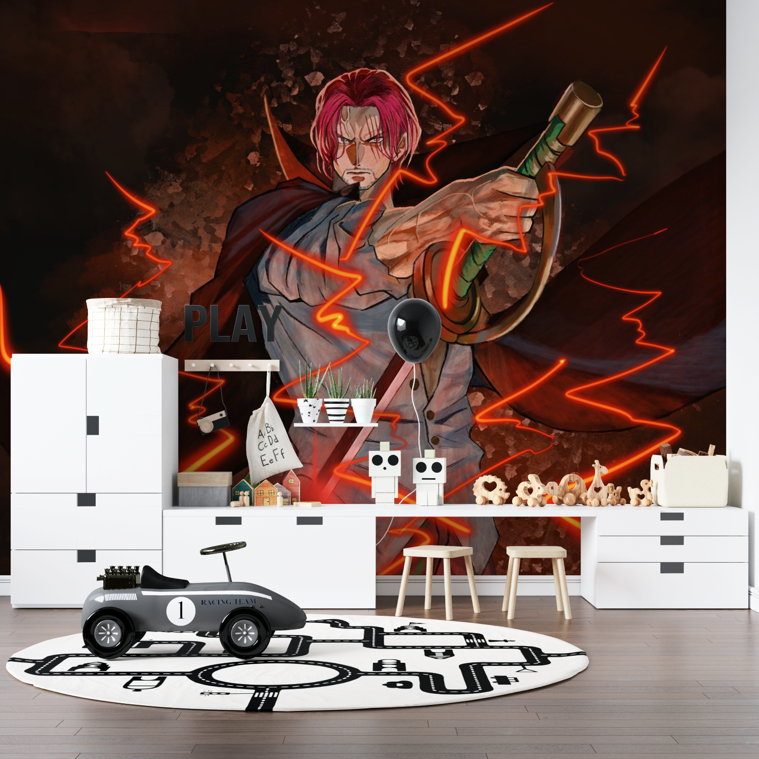 One Piece Shanks Design Wallpaper | Murals Wallpaper