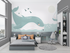 Pastel Whale Wallpaper for Kids | Murals Wallpaper