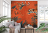 Terracotta Wallpaper with Wild Animals | Murals Wallpaper