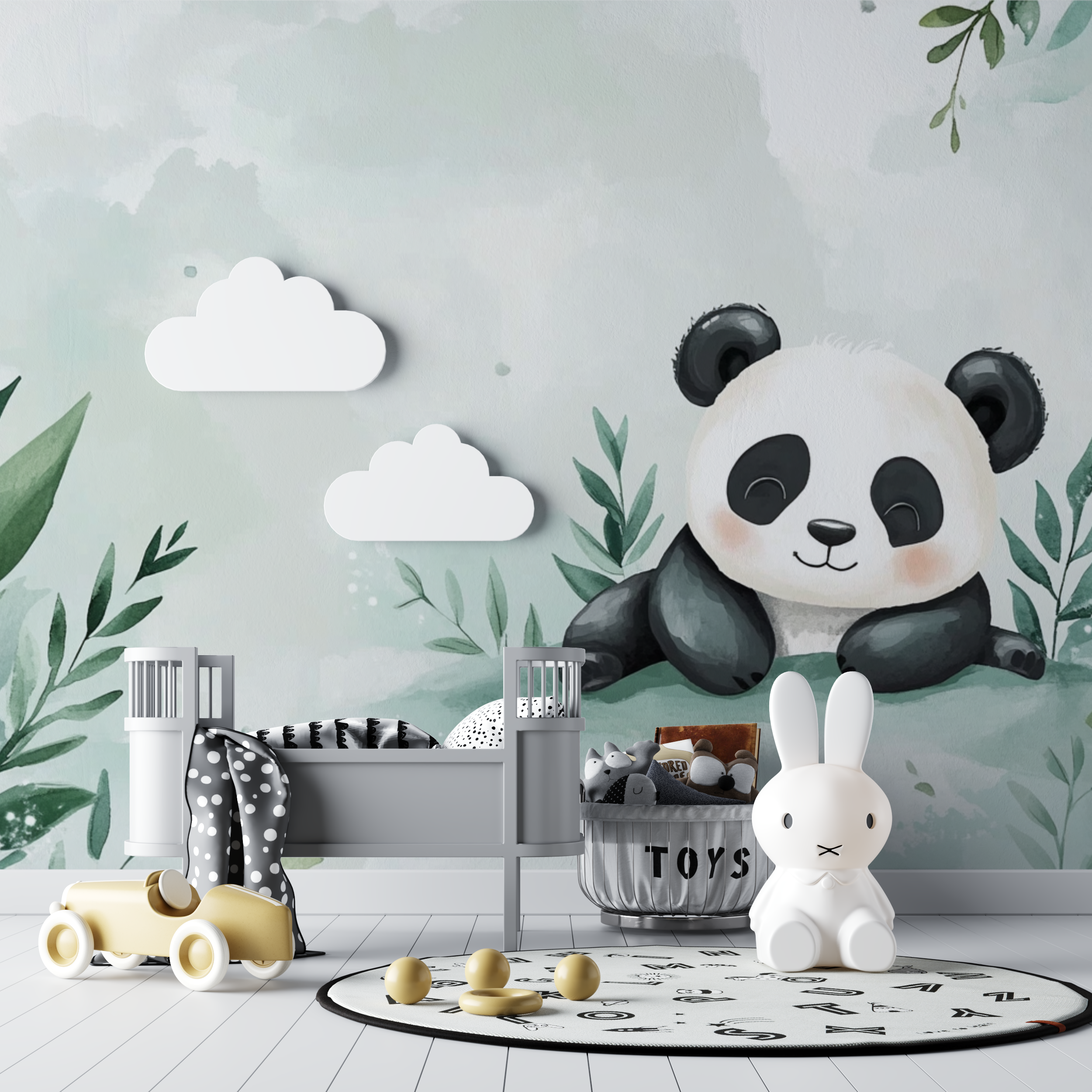 Sleeping Panda Wallpaper | Murals Wallpaper