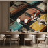 Vintage Car Trompe L'Oeil Wallpaper | Murals Wallpaper