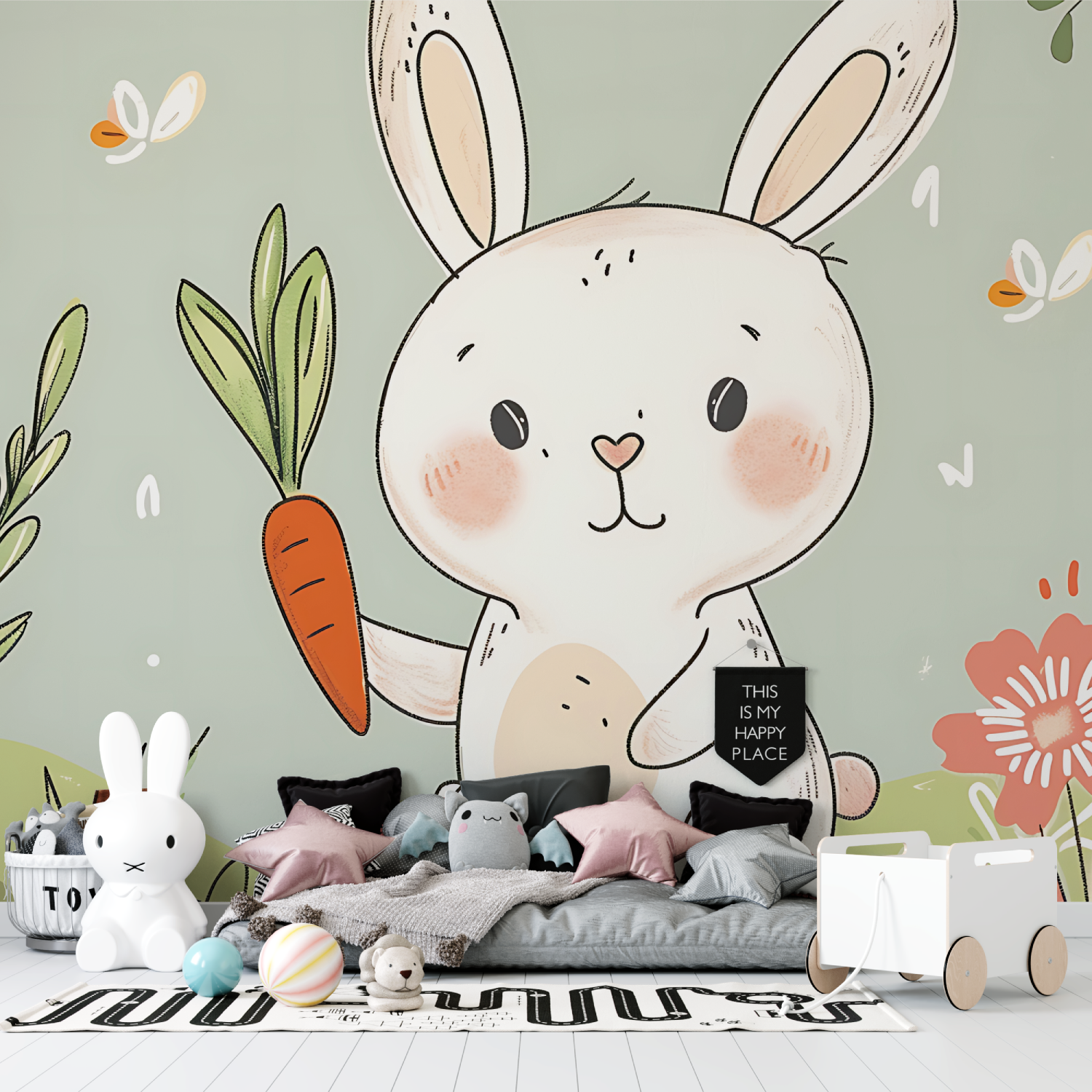 Bunny Kids Wallpaper | Murals Wallpaper