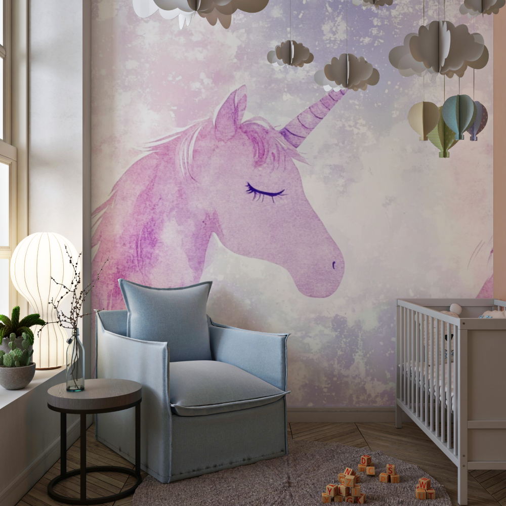 Unicorn Wallpaper Decor for Girls' Room | Murals Wallpaper