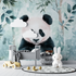 Enchanted Forest Panda Wallpaper | Murals Wallpaper