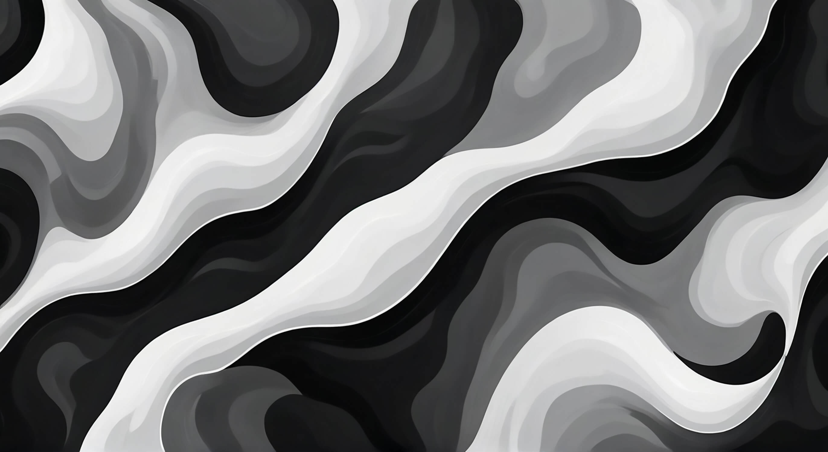 Gray, White, and Black Wallpaper | Murals Wallpaper