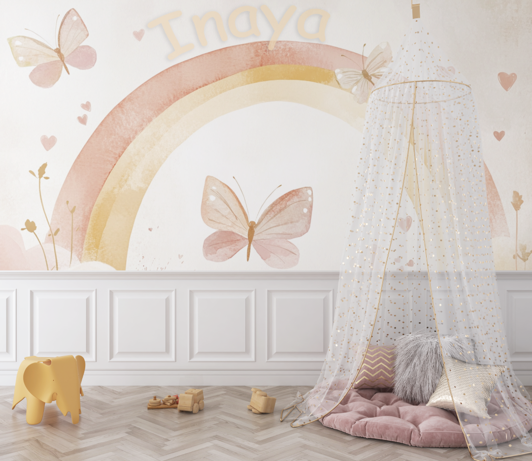 Terracotta Name Wallpaper | Murals Wallpaper
