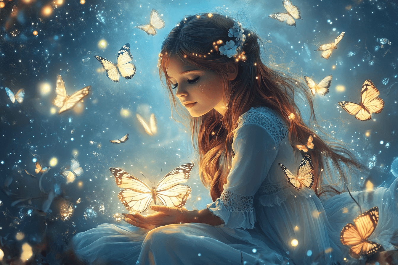 Tapete Princesse Fée des Papillons