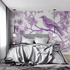 Purple Bird Wallpaper | Murals Wallpaper