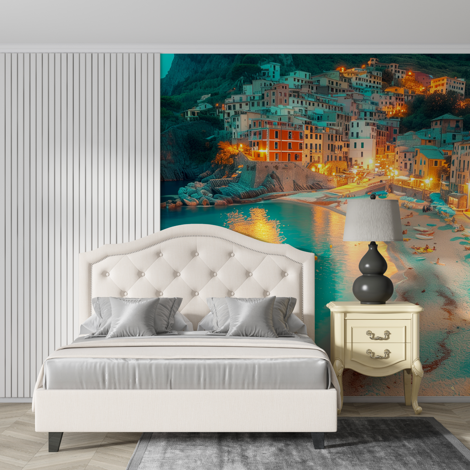 Italian Landscape Panoramic Wallpaper | Murals Wallpaper