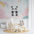 Pastel Panda and Rainbow Wallpaper | Murals Wallpaper