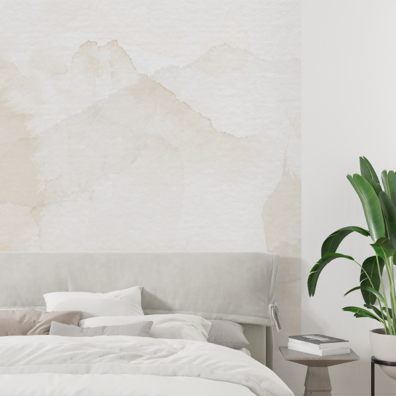 Beige Watercolor Wallpaper | Murals Wallpaper