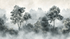 Fog Tree Wallpaper | Murals Wallpaper