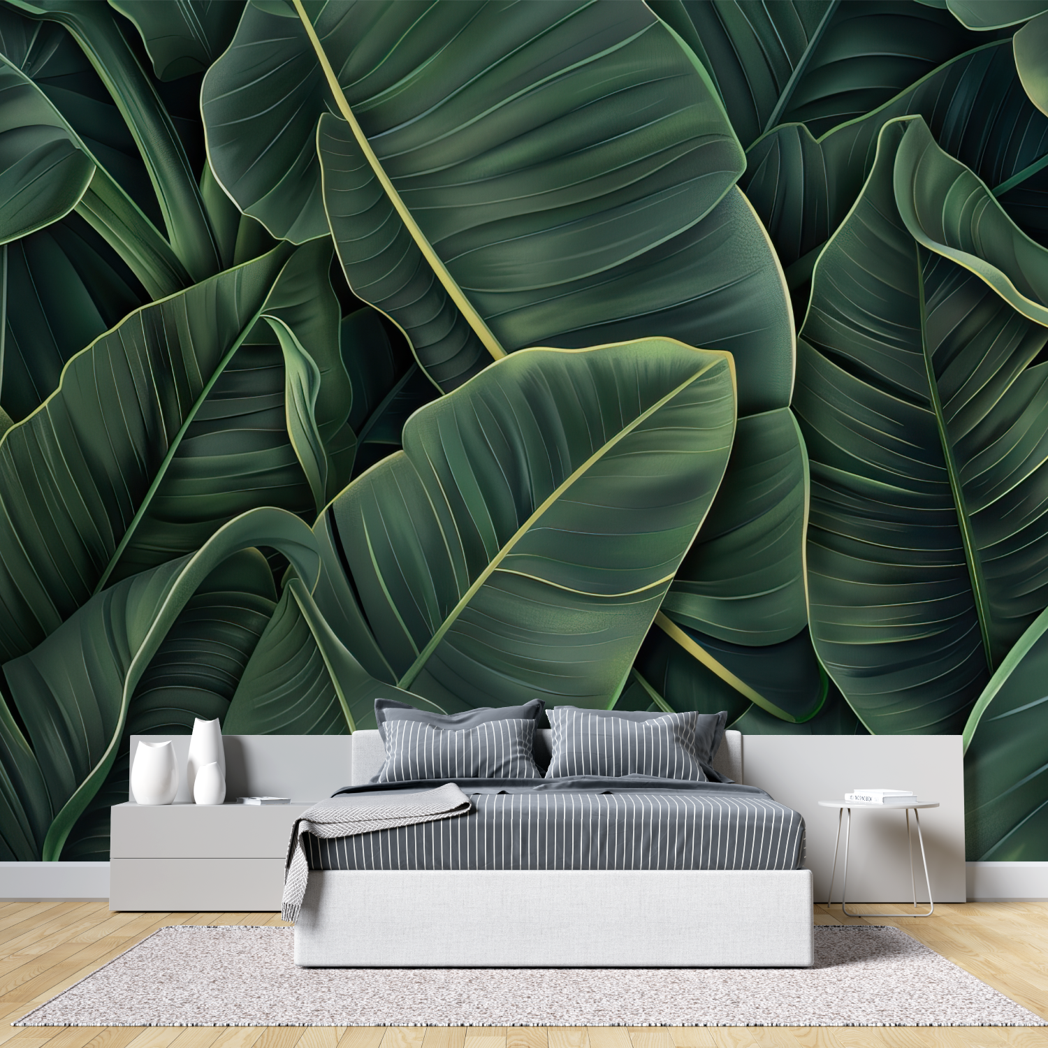 Green Tropical Wallpaper | Murals Wallpaper