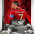 Papier peint foot ronaldo rouge chambre de garcon